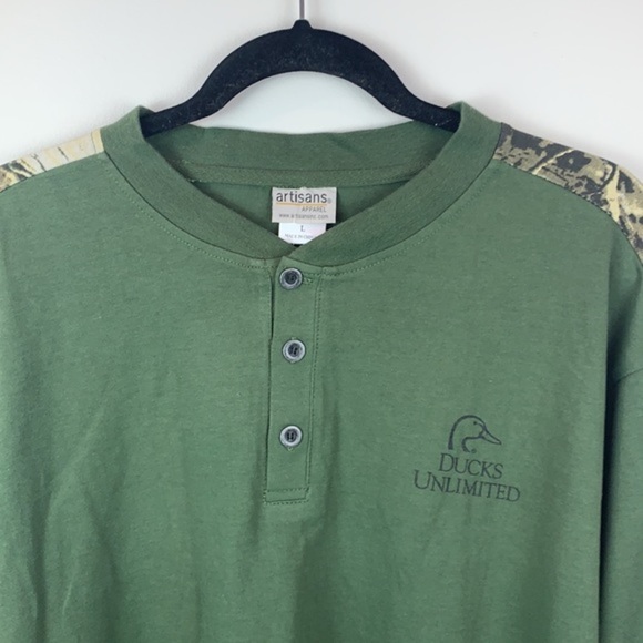 Ducks Unlimited Camo Stripe Long Sleeve Tee - Picture 2 of 6